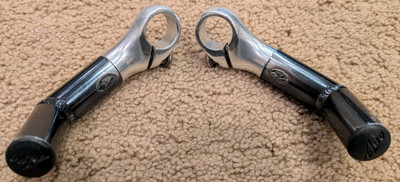 Vintage Onza CWA Bar Ends 22.2 mm Climbing Bars  Mountain 1990s L Bend