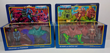 SUPER7 MOTU REACTION LOT OF 2 PANTHOR & SKELETOR BATTLE CAT & HE-MAN GIFT SETS