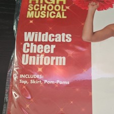 Spirit High School Musical Wildcats Cheer Uniform Adult XL Red White