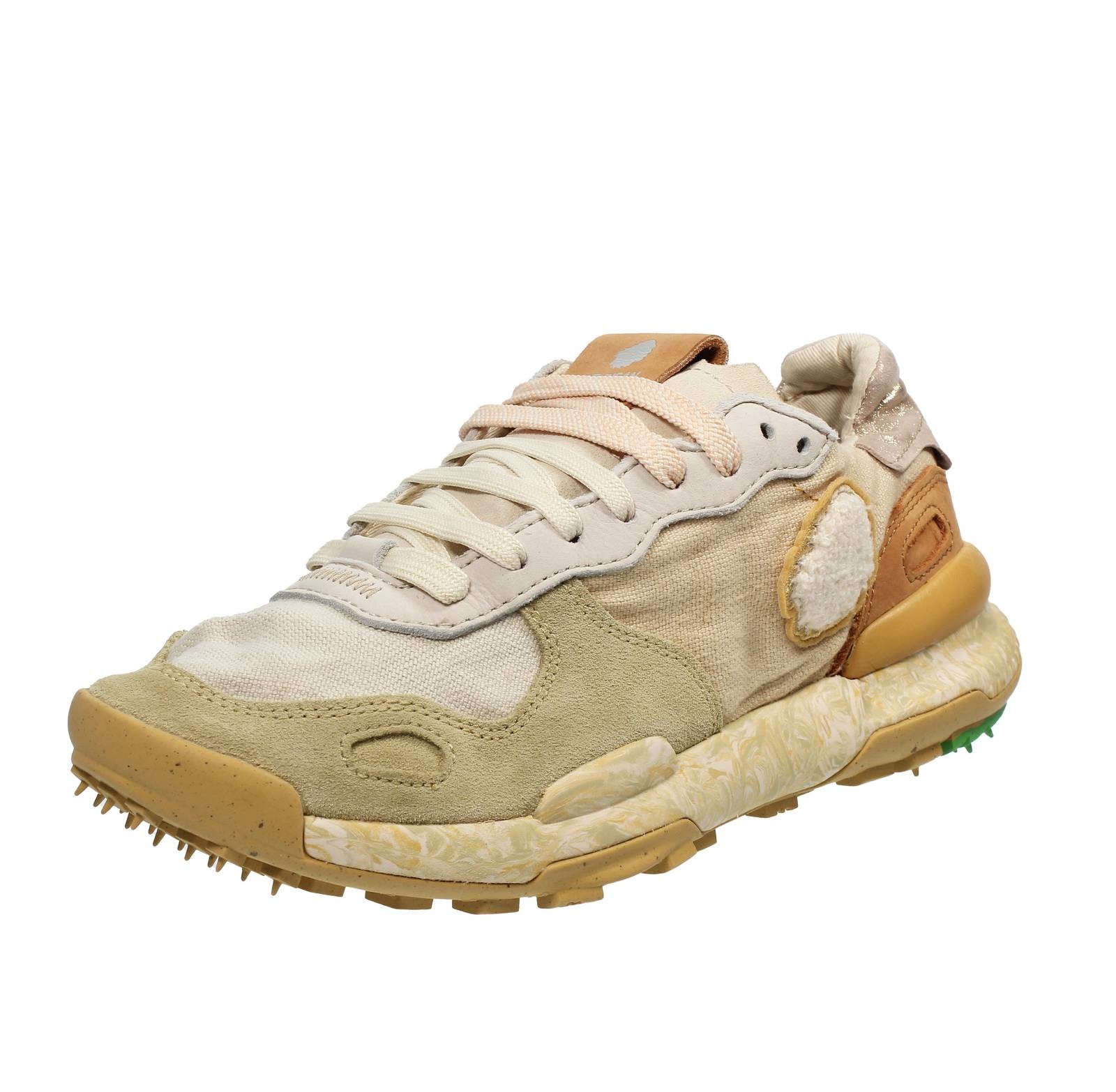 Satorisan Chacrona - Кроссовки из замши бежевого цвета - Taglia 38 [24 см] Scarpe Donna