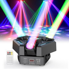 4 IN 1 RGBW 3 Arms 220W LED Laser Moving Head Light Beam Stage Light Effect DMX