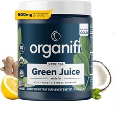 Organifi Green Juice - Powder Supplement with Organic 30 Servings Pack of 1 