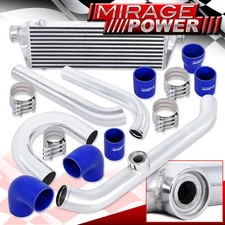 FMIC Aluminum Front Mount Intercooler + Piping Kit For 89-97 Mitsubishi Mirage