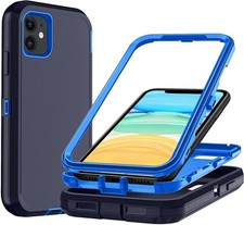For Apple iPhone 11 Shockproof Rugged Heavy Duty Defender Case Belt Clip Holster