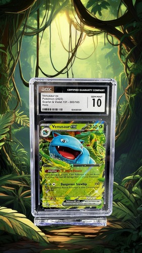 Venusaur ex graded CGC 10 for sale on eBay