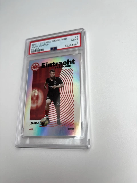 Daka Eintracht Frankfurt 2021-22 Amin Younes Silver zu 75 - PSA 9