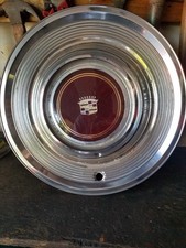 Vintage Cadillac Sombrero 16 Hubcap Wheel Covers