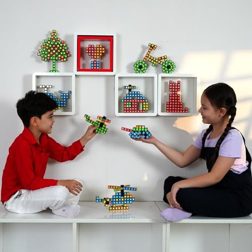 Cubo magnético 4x4 - 560 imanes, 70 bloques, para mamá/ella/esposa, cubo 9 en 1 4x4x4 - Imagen 5 de 7
