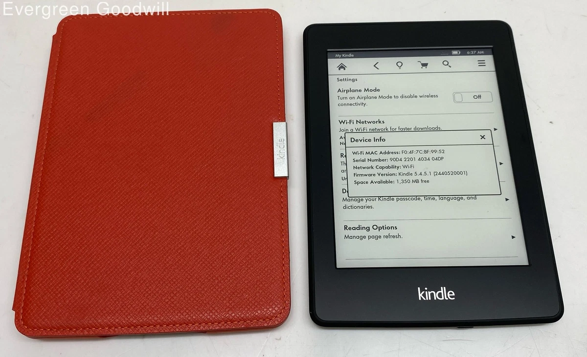 Amazon Kindle Paperwhite (6th Generation) Wi-Fi eBook Readers for