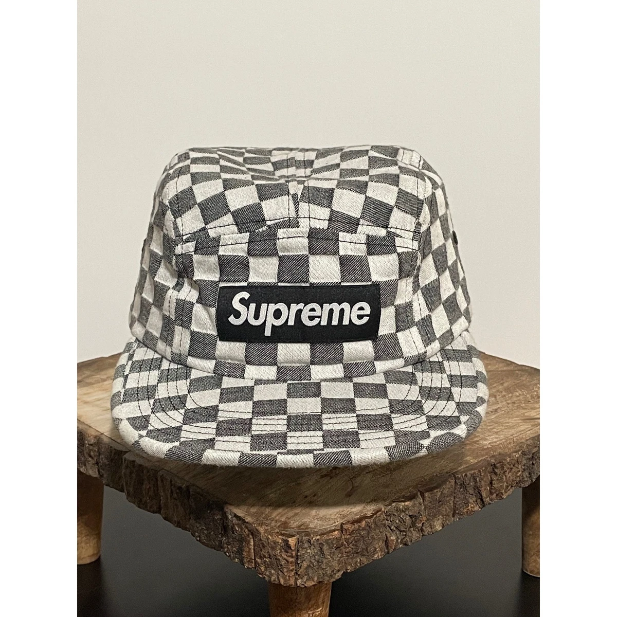 Supreme格子露营帽| eBay