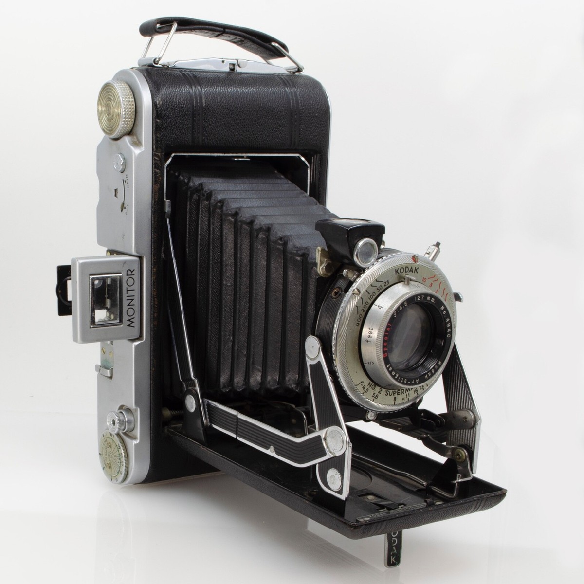 Kodak Monitor Bellows Camera SIX-16 Vintage Folding Roll Film
