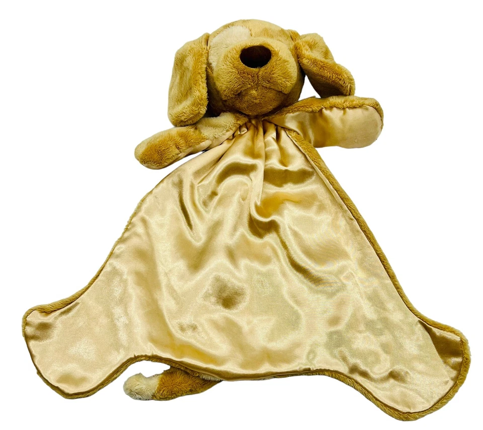 Baby Gund Huggybuddy Valiente Peluche Lovey Cachorro Perro Seguridad Beige Satinado 058968 Foto 4 de 4