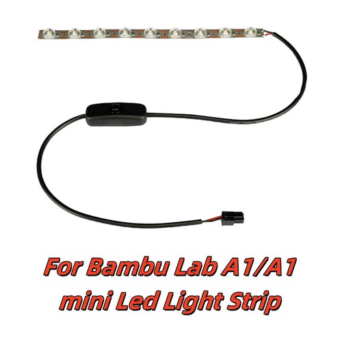 For Bambu Lab A1/A1mini Led Light Strip 24V 3D Printer DIY Accessories - Afbeelding 7 van 12