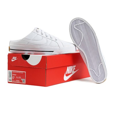 Nike Court Legacy Women's Mule Shoes Sneakers Casual White DB3970-100 | eBay