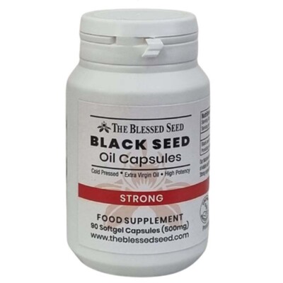 Original starkes Schwarzkümmelöl Kapseln 100% nativ kaltgepresst Nigella Sativa