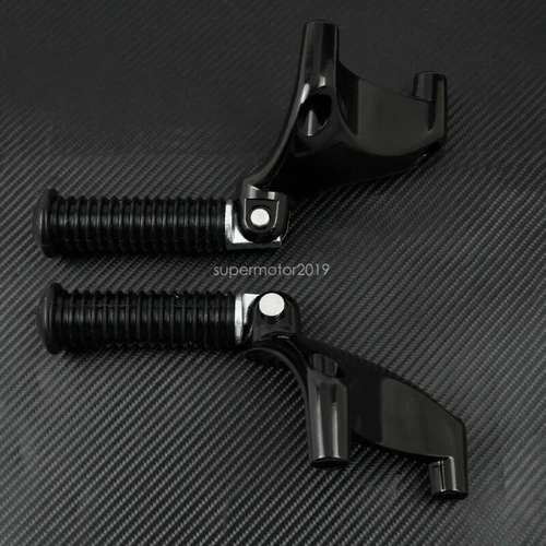 Rear Passenger Foot Pegs Pedal Mount Fit For Harley Sportster XL883 1200 04-13 - Picture 9 of 13