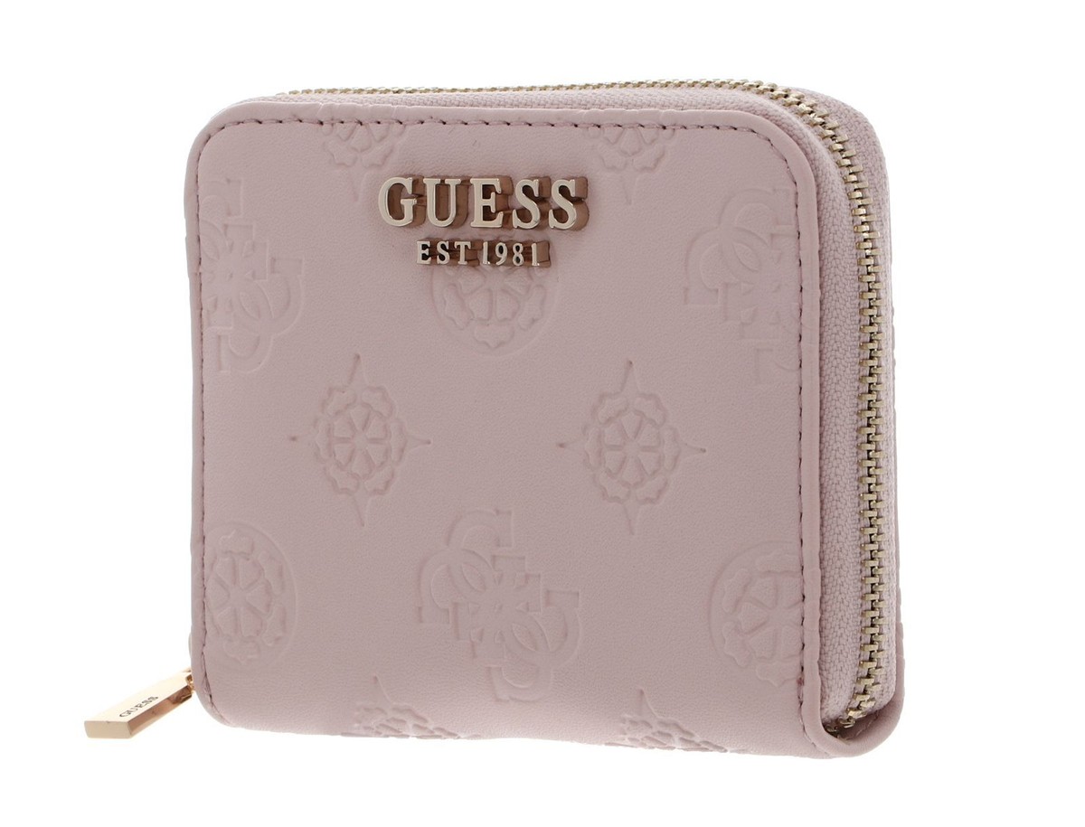 Floral Guess Geldbeutel Rosa GUESS Jena SLG Zip Around Wallet S