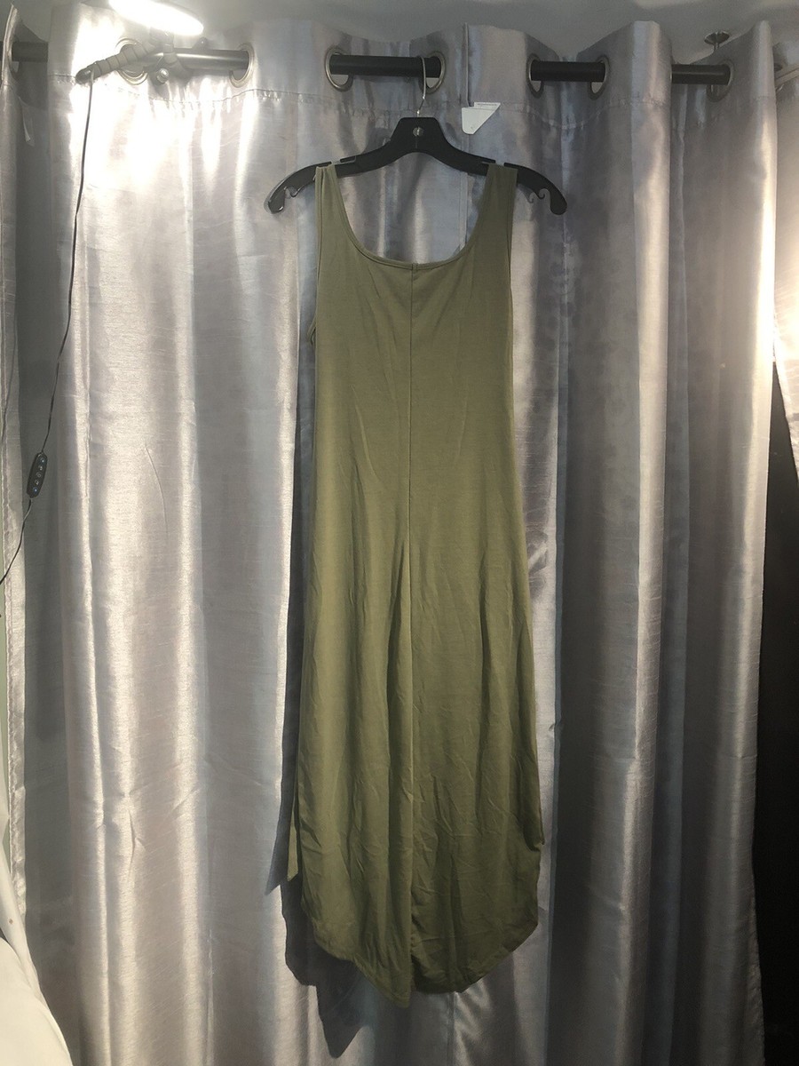 Woman's Olive Green Tank Style Dress | eBay