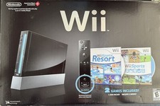 Bundle Nintendo Wii Console Black + 2 games