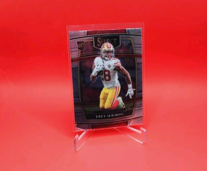 TREY SERMON 2021 Panini Select Concourse Rookie #68 base SAN FRANCISCO 49ERS