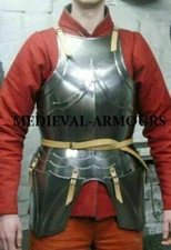 18GA Steel Medieval Upper Body Armor Breastplate Knight Cuirass Jacket Chest
