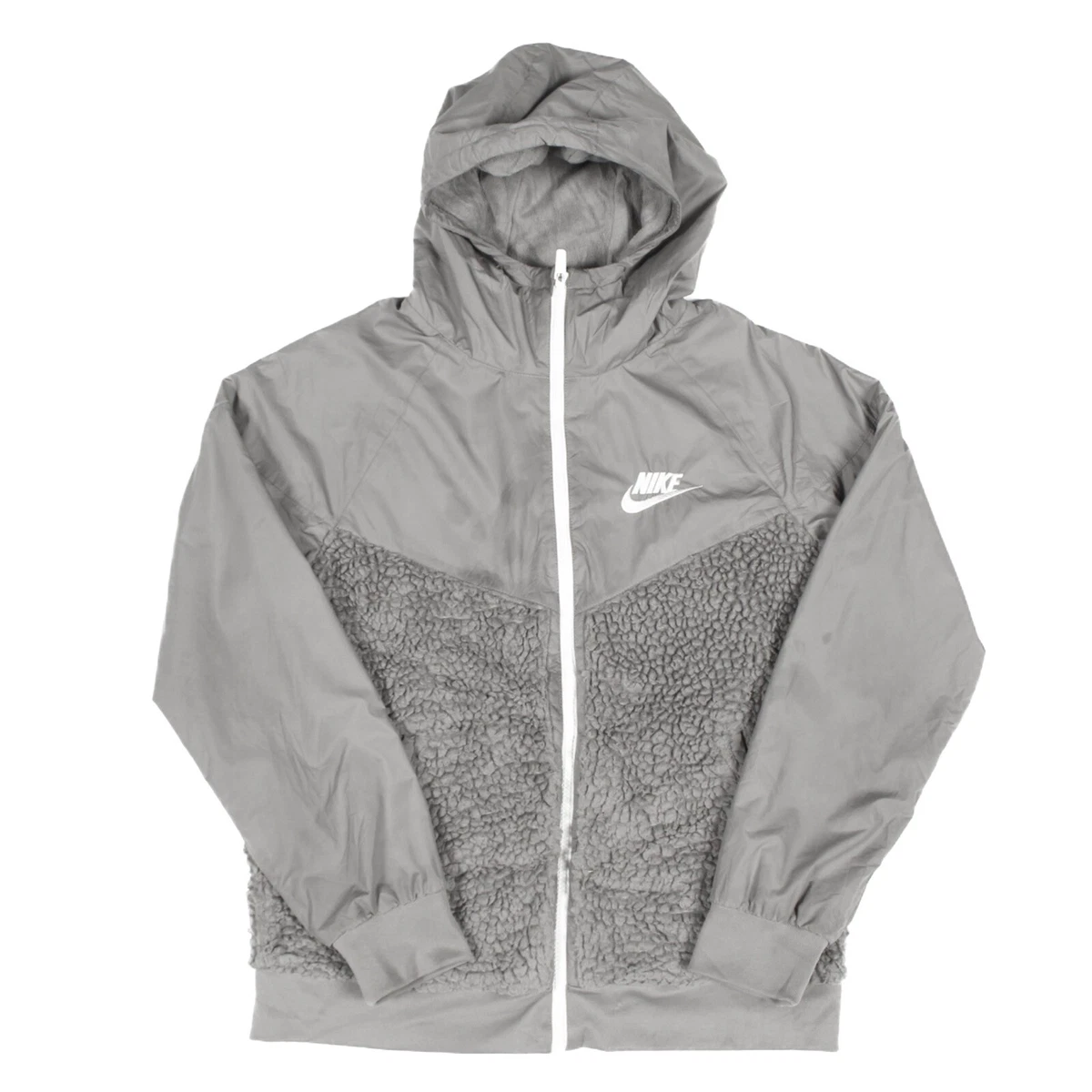 Nike sherpa cheap hoodie white