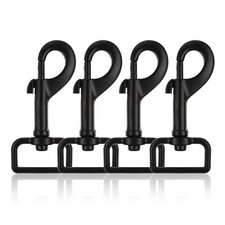 4 Pcs Heavy Duty Swivel Snap Hooks Dog Leash Clips Pet Leash Carabiner Clips