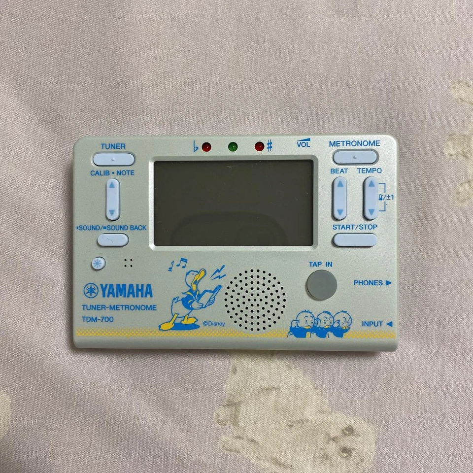 YAMAHA TDM-700DD2 Disney Tuner Metronome Donald Duck 2019 Power AAA Battery 2 - Photo 1/1