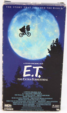 E.T. The Extra Terrestrial VHS Rare Green and Black Video Tape 1988 ET Vtg