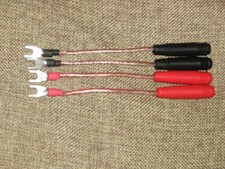 4 ADATTATORI FORCELLE BANANE SHINDO FISCHER-A.R.- MARANTZ 8B-Mcintosh ecc.