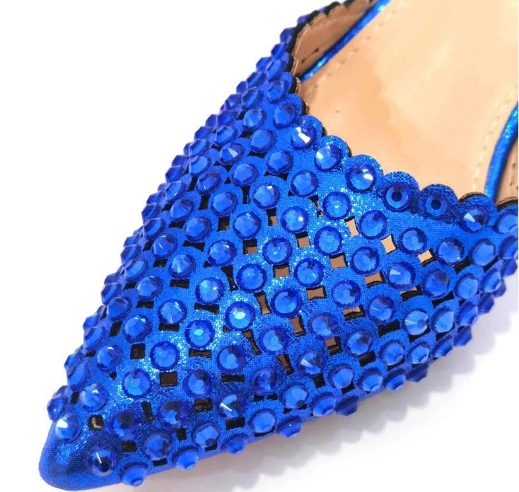 Vestido de festa feminino strass gatinho salto balde vestido casamento sapatos glitter  - Imagem 2 de 4