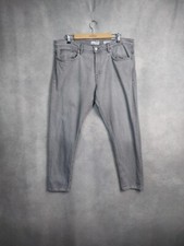SELECTED HOMME JEANS, GREY TOBY JEANS. W38 L32, SLIM TAPERED LEG. VGC