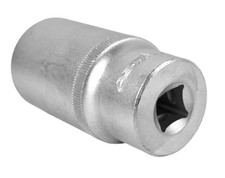 SATA Steckschlüsseleinsatz (Stecknuss) 12 Mm, 12-kant, 1/2" Antrieb – Aus Chrom-Vanadium-Stahl, Dünnwandig & Hochglanzverchromt