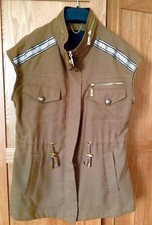 Philosophy Blues Original Light Jacket / Gilet Khaki Eur Size 36 Uk 12