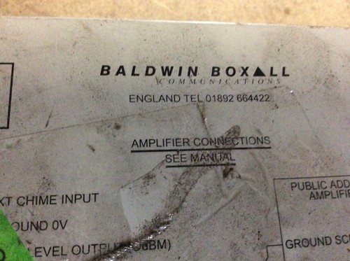 BALDWIN BOXALL BT5 COMMERCIAL AUDIO SOLUTIONS 91155 I4S14 B12 - Picture 4 of 7