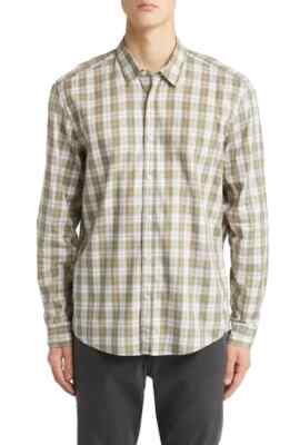 BNWT Hugo Boss Liam Regular Fit Stretch Button Shirt Size Extra Large MSRP $160!