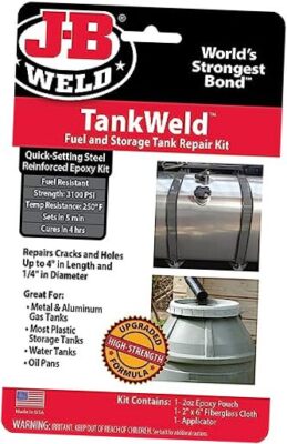  2110 Metal Fuel Tank Repair Kit, Gray 