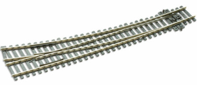 Peco SL-E86 HO ~ Right Hand Curved Large Radius Turnout ~ Electrofrog ~ Code 100