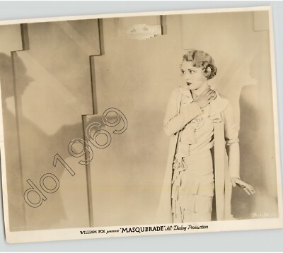 VINTAGE William Fox Presents Masquerade 1936 PRESS PHOTO