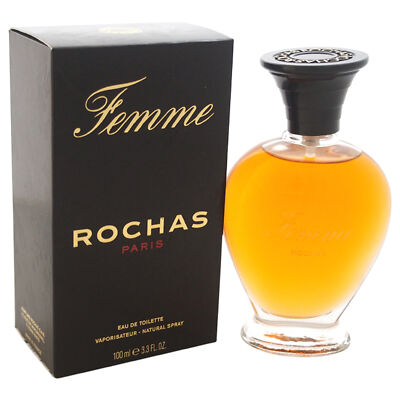Femme Rochas Parfum De toilette ロシャス Femme Rochas by Rochas for Women - 3.4 oz EDT Spray | eBay