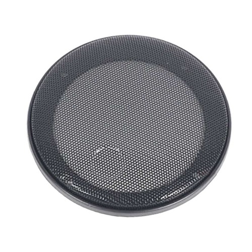 2x Round 6.5" Car Speaker Grille Mesh Cover Woofer Protector Circle Black - Picture 3 of 6