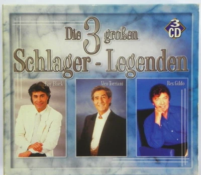 3CD-Set - Die 3 großen SCHLAGER-LEGENDEN - Rex Gildo, Roy Black, V. T. -MS: 7992 - Bild 1 von 2