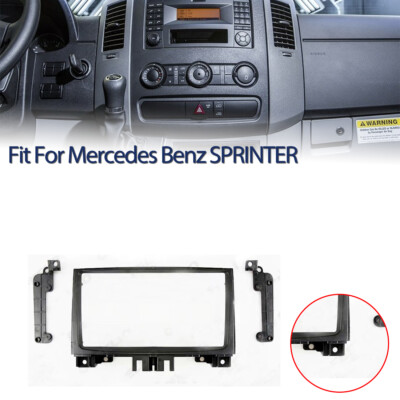 Auto Fascia Stereo Radio Bezel Panel Frame Trim 2 Din For Mercedes Benz ...