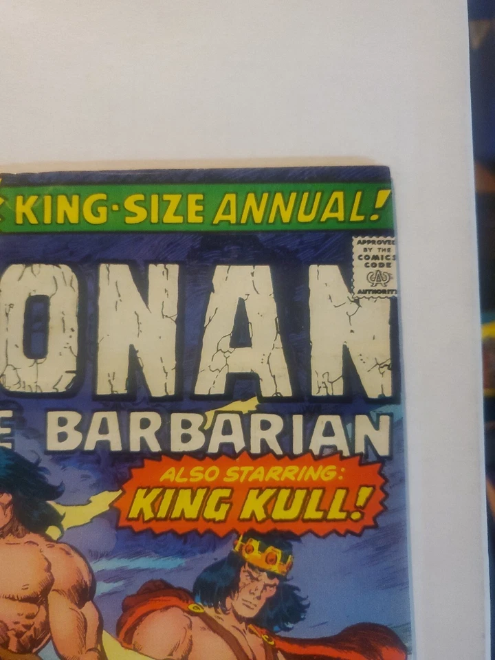 Ежегодные комиксы Conan The Barbarian King Size No3 1977 King Kull Marvel - Изображение 3 из 4