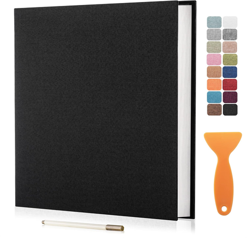 Large Photo Album Self Adhesive Scrapbook Album for 4×6 5×7 8×10 Pictures DIY Ma