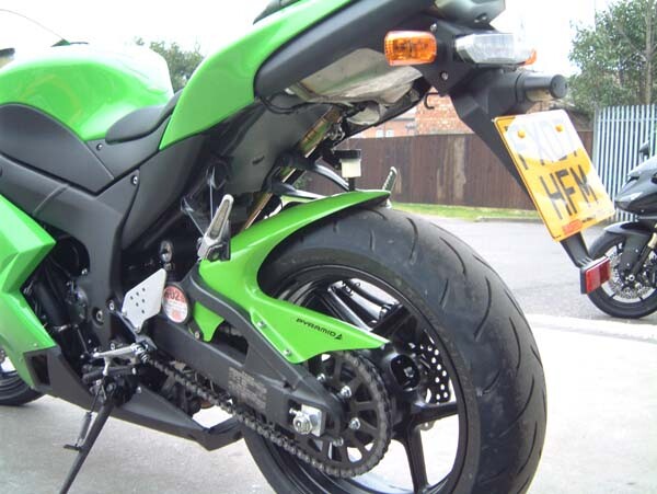 Kawasaki ZX6-R (07-09) Rear Hugger: Gloss Green 073230D Kawasaki ZX6-R (07-09) Rear Hugger: Gloss Green 073230D