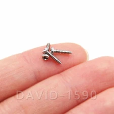 M1 M1.2 M1.4 M1.7 M2 Phillips Pan Head Small Self Tapping Screws 304 Stainless