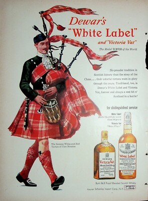 Original White Label AD: The Medal SCOTCH of the World
