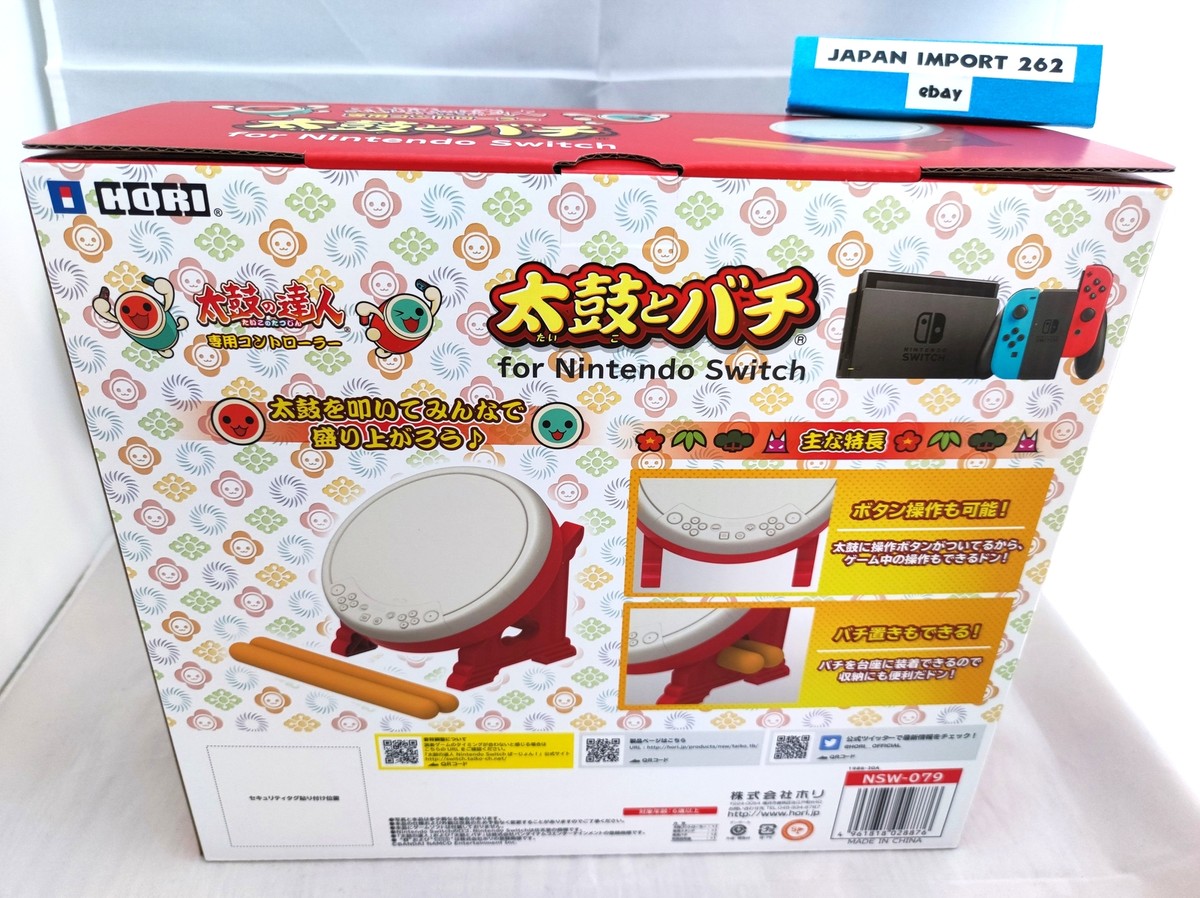 Nintendo Switch Taiko Taiko No Tatsujin Hori Drum Nintendo Switch