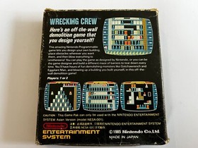 Wrecking Crew *Please read* -   ASI ASIAN Version  - Nintendo NES